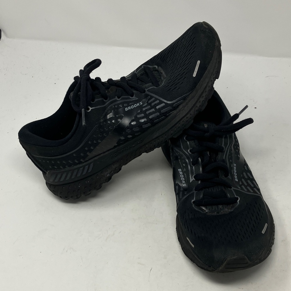 Brooks Adrenaline GTS 21 Women’s Running Shoes Black Size 7.5B Stability Support
